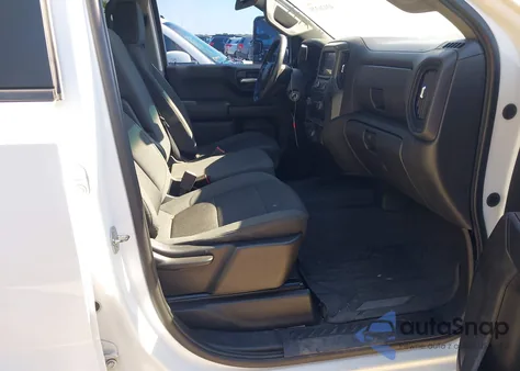 2019 Chevrolet Silverado 1500 Custom из США, поврежденный, VIN 3GCUYBEF4KG700928